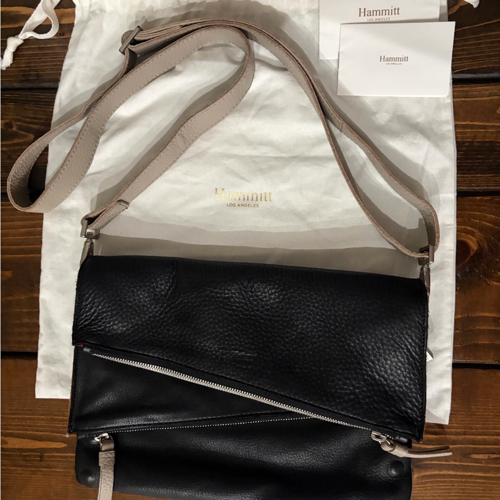 EUC Hammitt Dillon Medium reversible black/gray
